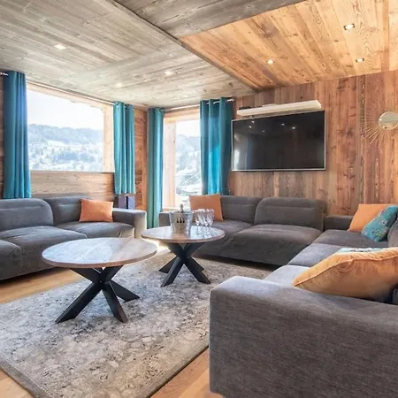 De Luxe Aux Gets Avec Jacuzzi, Wifi & Parking - Fr-1-671-321 شاليه لي جيه